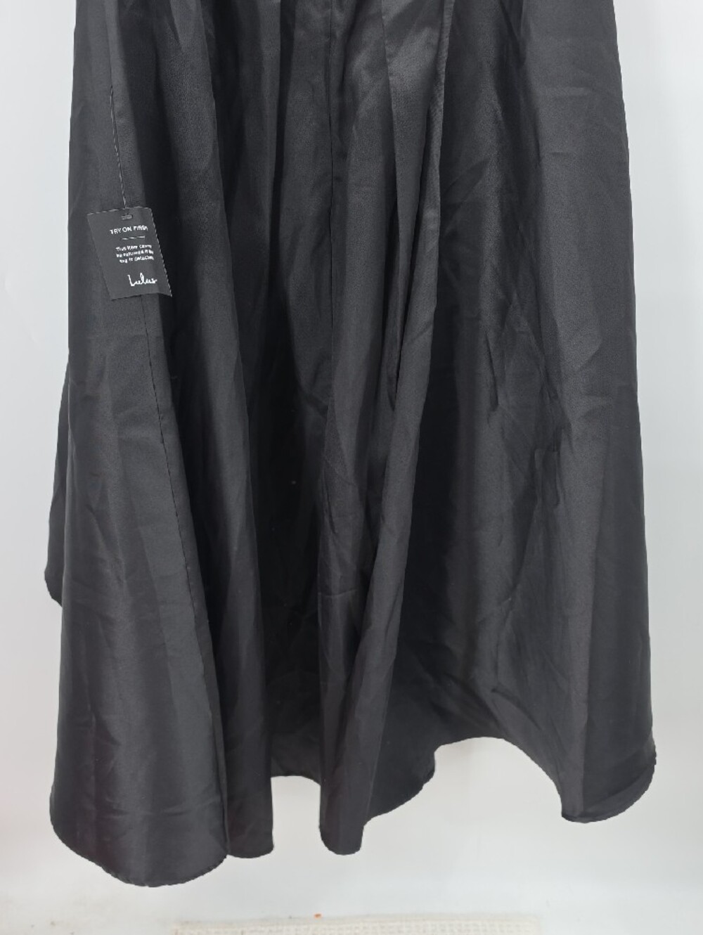 Lulus Broadway Show Black High-Low Gown Size XL - Picture 6 of 9